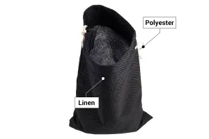 Beutel 195x295mm aus Leinenstoff in verschiedenen Farben mit Kordelzug-6