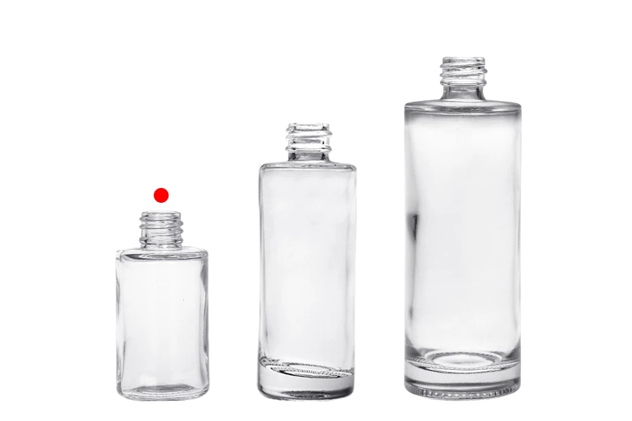 Στρογγυλή γυάλινη φιάλη (18/415) για αρώματα 30ml - (ελάχιστη παραγγελία: 1 κιβώτιο)