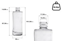 Flacon rond en verre (18/415) pour parfums 50ml - (commande minimum : 1 carton)