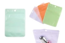 Plastiktüten mit Zip-Verschluss 105x150 mm in verschiedenen Farben, transparenter Vorderseite und Heißsiegelmöglichkeit - 100 Stk. Plastiktüten mit Zip-Verschluss 105x150 mm in verschiedenen Farben, transparenter Vorderseite und Heißsiegelmöglichkeit - 100 Stk.