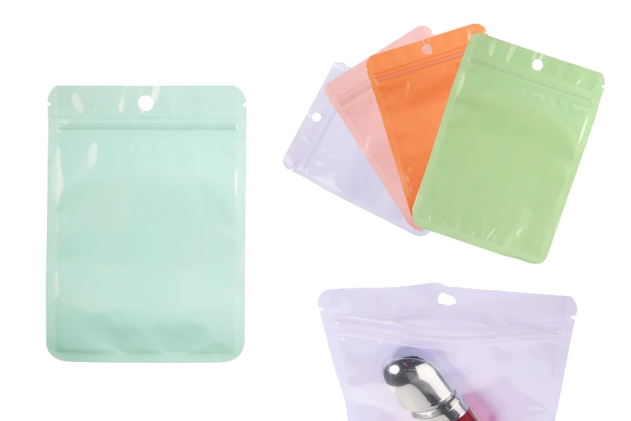 Plastiktüten mit Zip-Verschluss 105x150 mm in verschiedenen Farben, transparenter Vorderseite und Heißsiegelmöglichkeit - 100 Stk. Plastiktüten mit Zip-Verschluss 105x150 mm in verschiedenen Farben, transparenter Vorderseite und Heißsiegelmöglichkeit - 100 Stk.