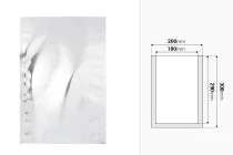 Σακουλάκια αλουμινίου 200x300 mm με δυνατότητα σφράγισης με θερμοκόλληση - 100 τμχ