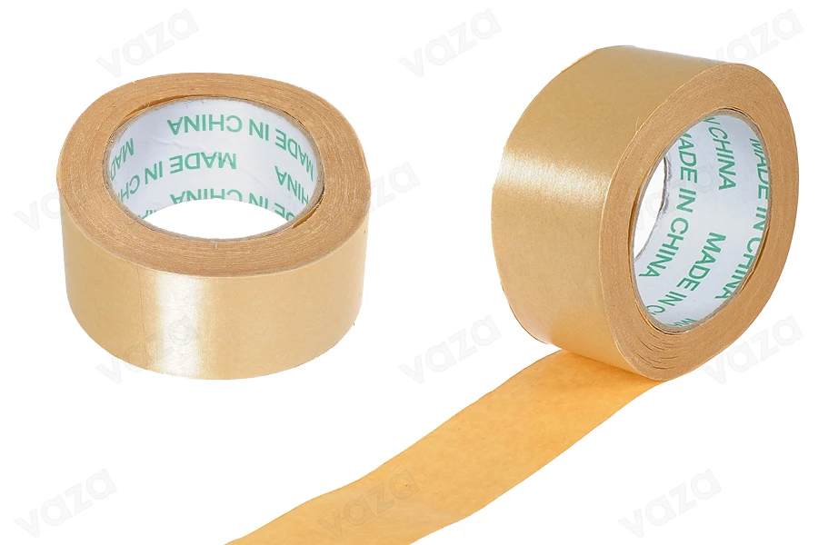 Self-adhesive paper packing tape with 48 mm width and 50 m length - 8 pcs-image_product