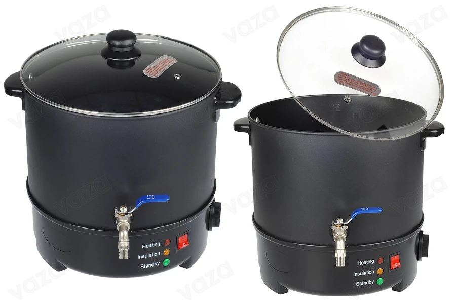 10 L wax melting - liquefaction machine with heating option and metal tap 10 L wax melting - liquefaction machine with heating option and metal tap-image_product