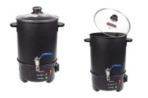 6L Wachsschmelz- und Verflüssigungsgerät mit Heizmöglichkeit und Metallhahn 6L Wachsschmelz- und Verflüssigungsgerät mit Heizmöglichkeit und Metallhahn