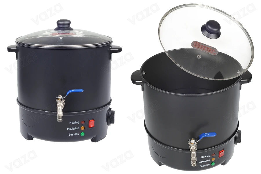 7L Wachsschmelz- und Verflüssigungsgerät mit Heizmöglichkeit und Metallhahn-produktbild
