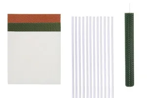Beeswax Candle Making Kit in various colors (10 sheets)-1