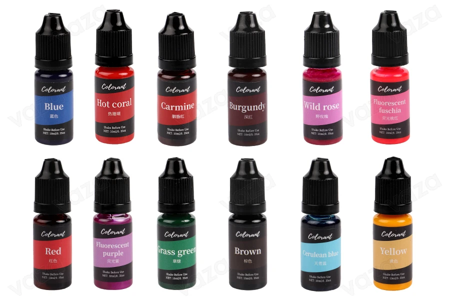 Υγρό χρώμα 10 ml για κεριά σε διάφορα χρώματα Υγρό χρώμα 10 ml για κεριά σε διάφορα χρώματα-εικόνα_προϊοντική
