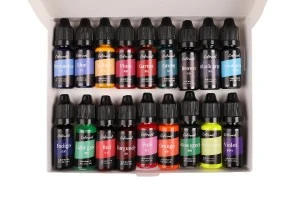 Lot de 18 colorants liquides pour bougies de 10ml-2