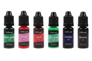 Lot de 18 colorants liquides pour bougies de 10ml-6
