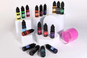 Lot de 18 colorants liquides pour bougies de 10ml-7