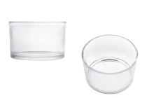 Zylindrische Glasvase 130x80 mm