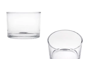 Γυάλινο κυλινδρικό βάζο 110x80 mm-1