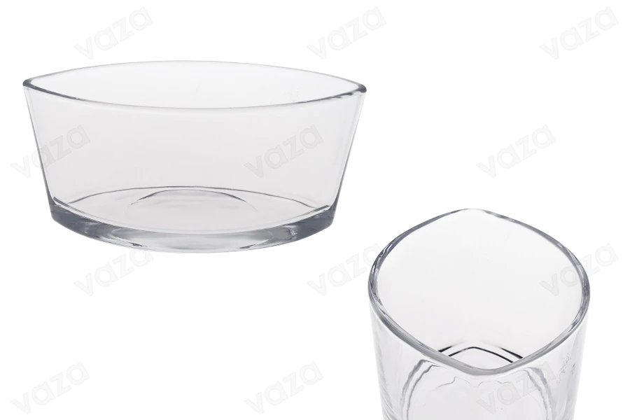 Γυάλινο βάζο 800ml σε σχήμα γόνδολας για κερί-εικόνα_προϊοντική