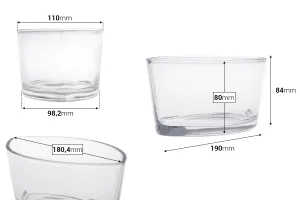 800 ml gondelförmiges Kerzenglas-2