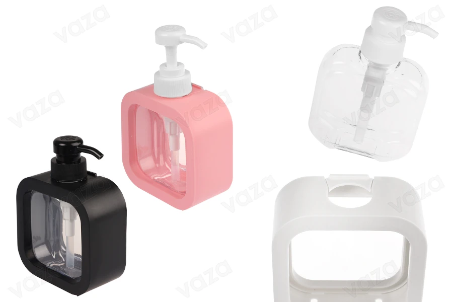 300 ml plastic bottle with pump dispenser for skincare products various colors 300 ml plastic bottle with pump dispenser for skincare products various colors-image_product