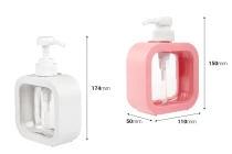 300 ml Kunststoffflasche mit Pumpspender für Hautpflegeprodukte verschiedene Farben 300 ml Kunststoffflasche mit Pumpspender für Hautpflegeprodukte verschiedene Farben