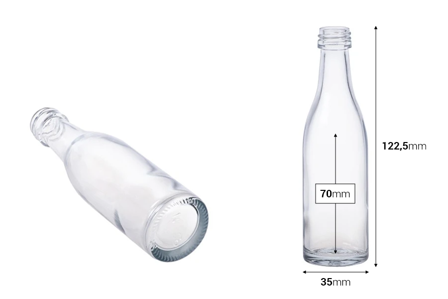 Μικρό μπουκάλι 50ml "Ούζο" (PP 18) - 50 τμχ Μικρό μπουκάλι 50ml "Ούζο" (PP 18) - 50 τμχ