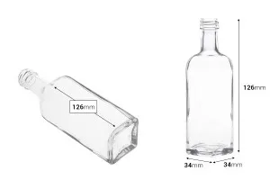 Kleine Flasche 60ml  für Olivenöl  Marasca (PP 18)-2