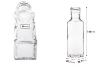 Petite bouteille de 60 ml pour l'huile d'olive Marasca PP 31.5 X 24 *. Petite bouteille de 60 ml pour l'huile d'olive Marasca PP 31.5 X 24 *.