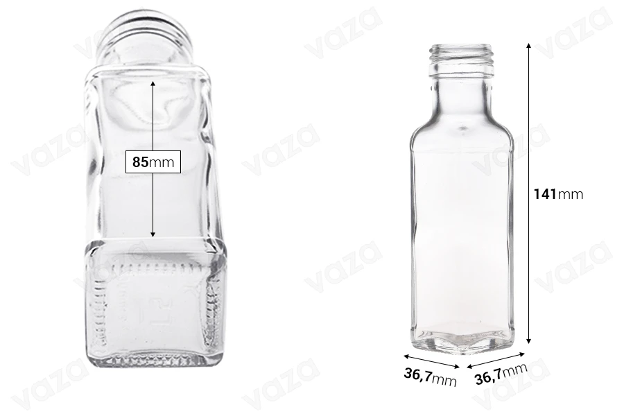 Flasche 100 ml für Olivenöl Marasca * Flasche 100 ml für Olivenöl Marasca *-bildabmessungen