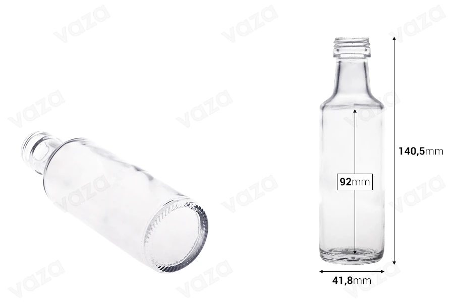 Bottiglia per olio d'oliva da 100ml Dorica - PP24 *-dimensioni_immagine