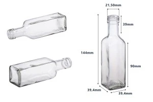 Flasche 100 ml für  Olivenöl Marasca PP 24 *-2