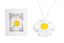 Plaster room diffuser in shape of daisy flower 58x10 mm in individual paper box - 6 pcs Plaster room diffuser in shape of daisy flower 58x10 mm in individual paper box - 6 pcs
