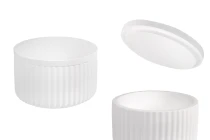 Γύψινο δοχείο 103x60 mm με καπάκι για κερί Γύψινο δοχείο 103x60 mm με καπάκι για κερί