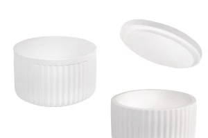 Gypsum candle jar 103x60 mm with lid