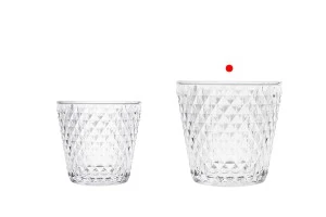 Pot décoratif en verre transparent 108/76x115 mm pour bougie-5
