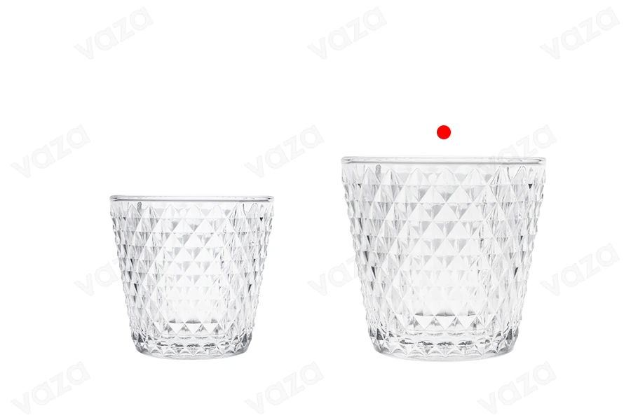 Pot décoratif en verre transparent 108/76x115 mm pour bougie Pot décoratif en verre transparent 108/76x115 mm pour bougie-photo_groupe