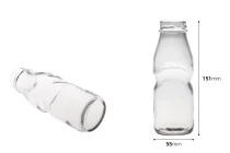 Bottiglia di vetro per succo di frutta 200 ml