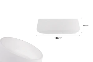 Pot en plâtre 180x60 mm pour décoration-2