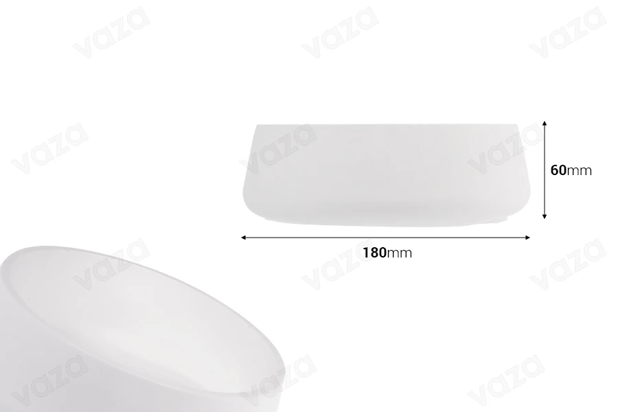 Γύψινο διακοσμητικό δοχείο 180x60 mm-εικόνα_διαστάσεις