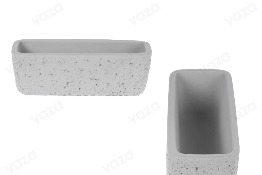 Διακοσμητικό δοχείο 150x50x50 mm από τσιμέντο Διακοσμητικό δοχείο 150x50x50 mm από τσιμέντο-εικόνα_προϊοντική
