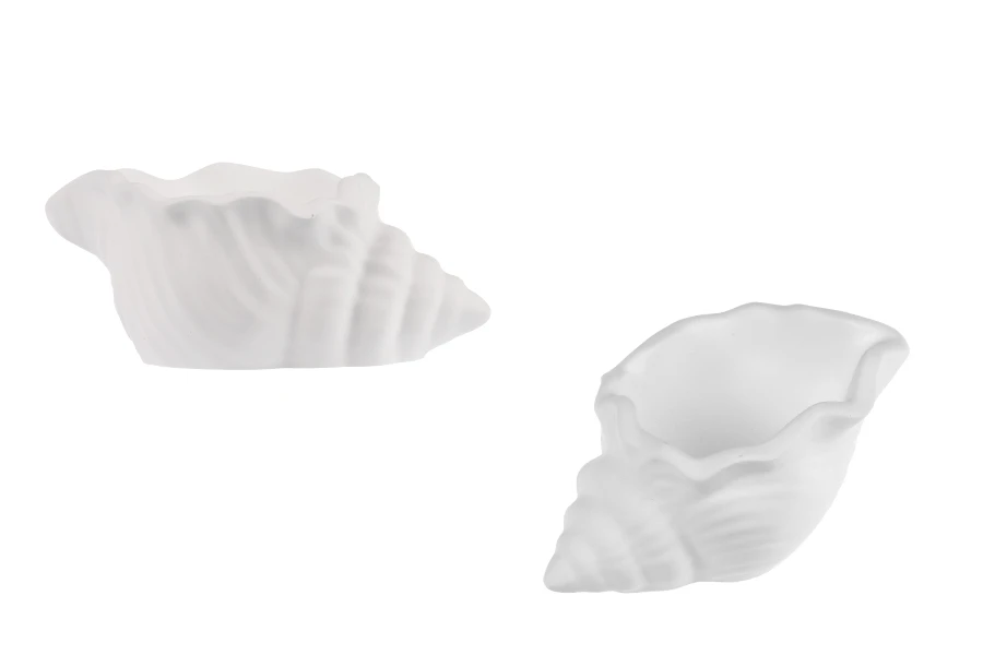 Conchiglia decorativa in gesso 100x40 mm per candela-immagine_prodotto