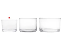 Γυάλινο κυλινδρικό δοχείο 190ml (80x60 mm) Γυάλινο κυλινδρικό δοχείο 190ml (80x60 mm)