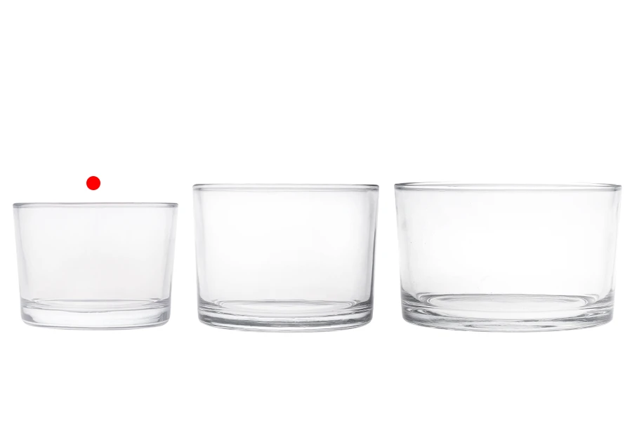 Γυάλινο κυλινδρικό δοχείο 190ml (80x60 mm) Γυάλινο κυλινδρικό δοχείο 190ml (80x60 mm)