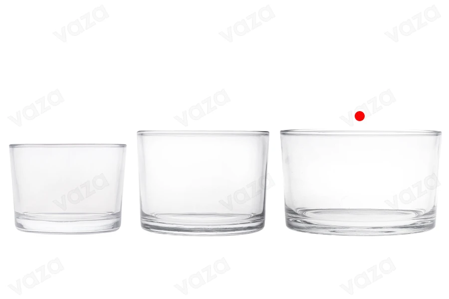 Zylindrischer Glasvase 750ml (128x78 mm)-bildgruppe