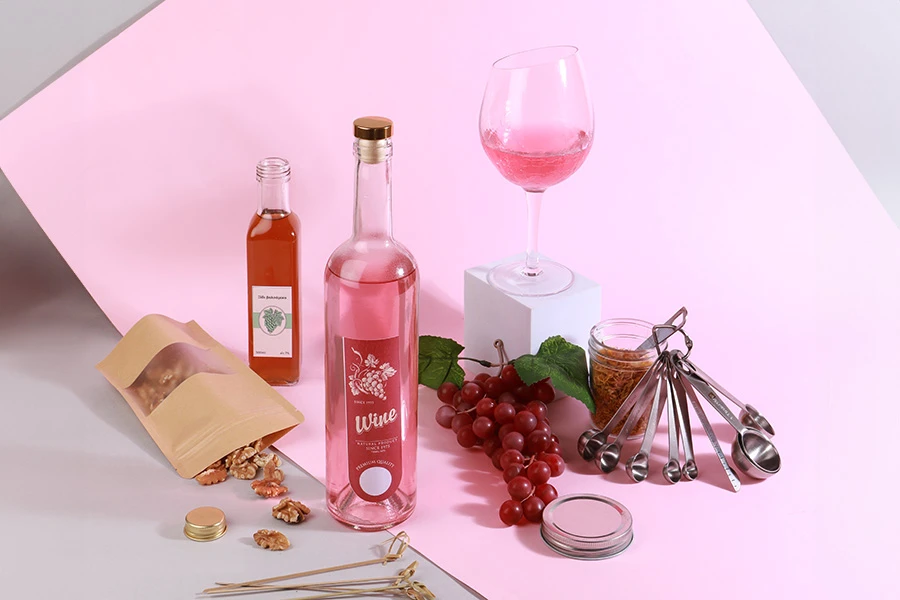 Bouteille de vin transparente de 750 ml Europea 18,3 mm - 35 pcs Bouteille de vin transparente de 750 ml Europea 18,3 mm - 35 pcs