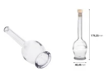 Σφαιρικό μπουκάλι για ποτά 100 ml με φελλό Φ11 Σφαιρικό μπουκάλι για ποτά 100 ml με φελλό Φ11