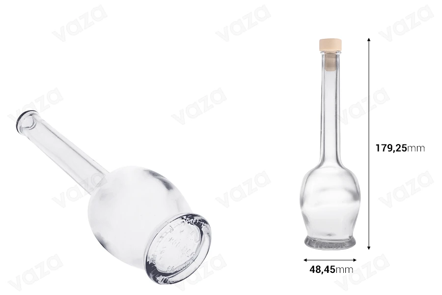 Kugelförmige Flasche 100 ml für Getränke mit Korken f11 Kugelförmige Flasche 100 ml für Getränke mit Korken f11-bildabmessungen