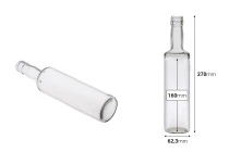 Μπουκάλι γυάλινο διάφανο 500ml (PP 31.5) - 28 τμχ