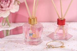 120 ml transparent glass reed diffuser bottle-3