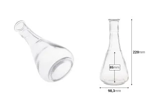 Carafe de 500 ml pour boissons et huile-2