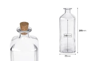 Μπουκάλι γυάλινο 700 ml για ποτά ή λάδι-2