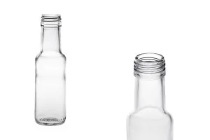 Bouteille en verre transparent de 100 ml-1