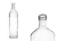 Γυάλινο μπουκάλι 1000 ml διάφανο Marasca με στόμιο PP 31.5 - 20 τμχ