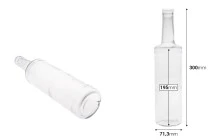 Γυάλινο μπουκάλι 700 ml με λαιμό PP31.5 - κατάλληλο για λικέρ και ποτά - 39 τμχ Γυάλινο μπουκάλι 700 ml με λαιμό PP31.5 - κατάλληλο για λικέρ και ποτά - 39 τμχ